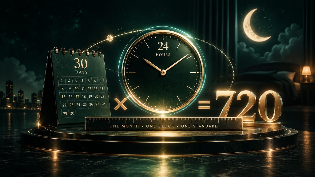 720 hours — 30 days × 24 hours — TimeCost